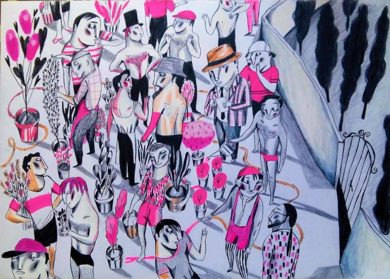 Katalaani tippillustraatori Ignasi Blanchi isikunäitus