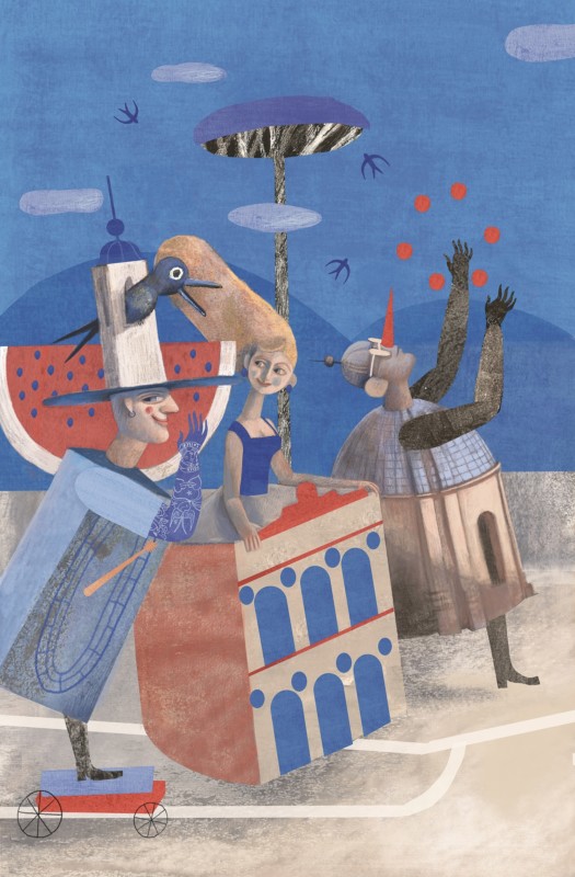 Itaalia illustraatori Anna Forlati isikunäitus Anna Forlati illustratsioon